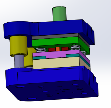 相框挂扣冲压工艺及级进模具设计 1281873